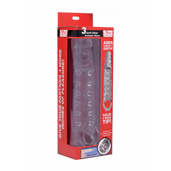 Transparante Penis Sleeve - 3 / 7,5 cm - Afbeelding 2