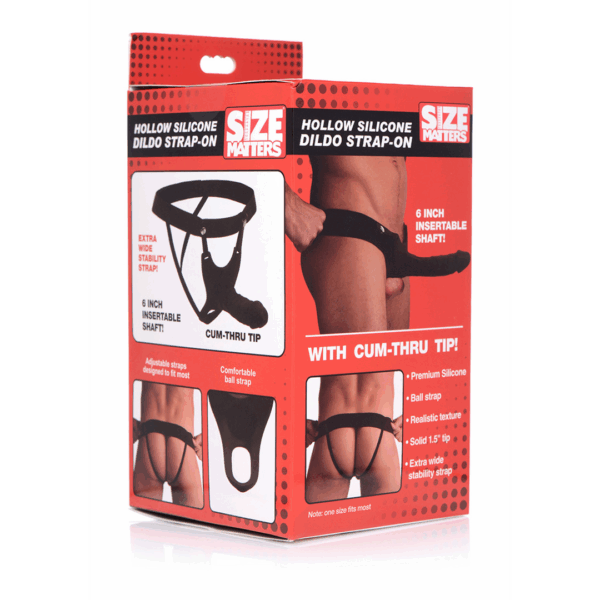 SM - Holle Siliconen Dildo Strap-On - Afbeelding 2