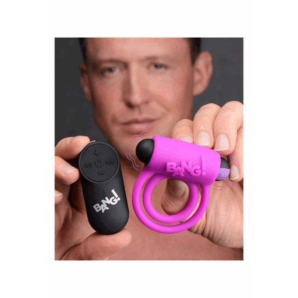 Silicone Cockring en Bullet met Afstandsbediening - Afbeelding 3
