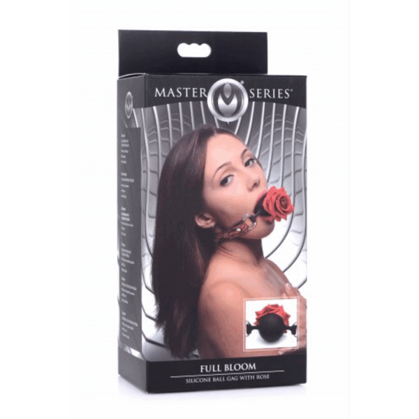 Silicone Ballgag met Roos - Afbeelding 2