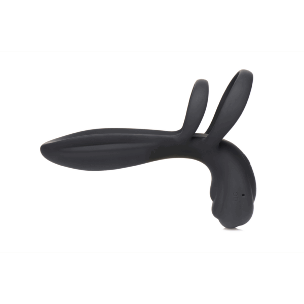Siliconen Vibrerende Penis Sleeve met Afstandsbediening - Afbeelding 4