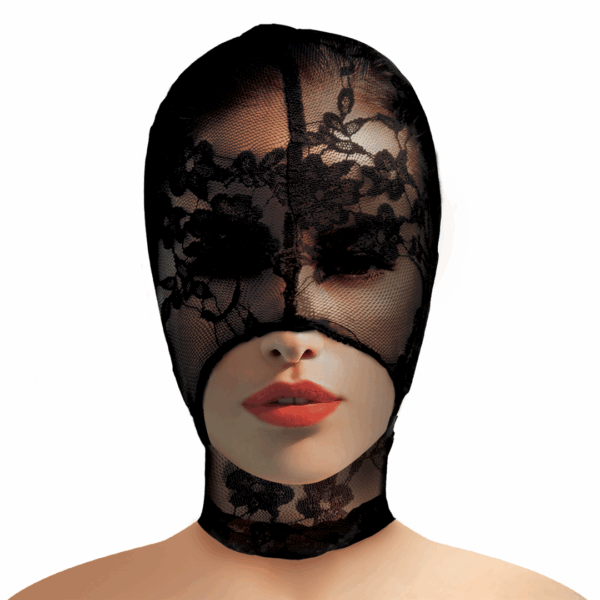Lace Seduction - Kanten Bondage Masker - Afbeelding 4