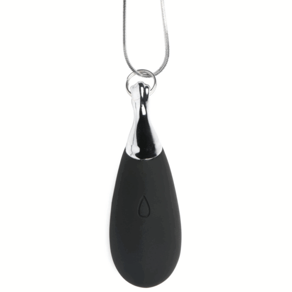 Vibrerende Silicone Druppelketting - Zwart - Afbeelding 7
