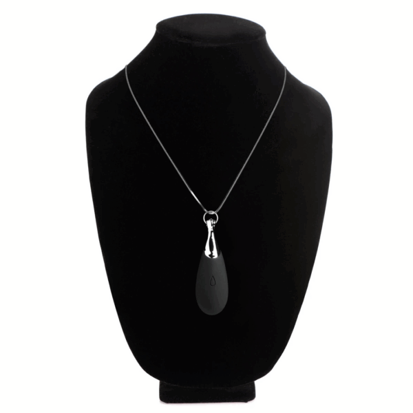 Vibrerende Silicone Druppelketting - Zwart - Afbeelding 3