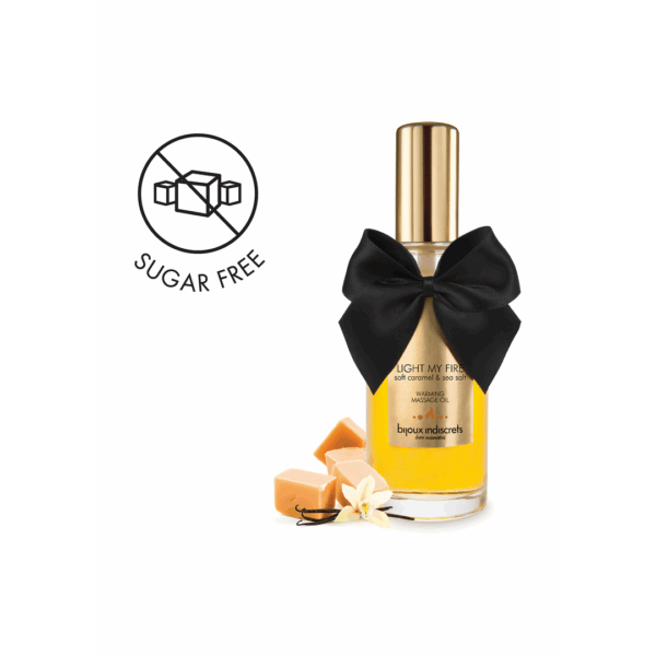 Light My Fire - Verwarmende Massageolie Zachte Karamel en Zeezout - Afbeelding 4