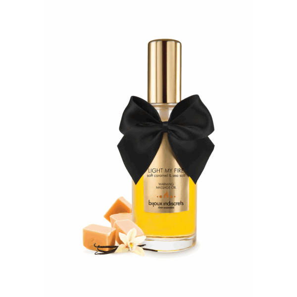Light My Fire - Verwarmende Massageolie Zachte Karamel en Zeezout - Afbeelding 3