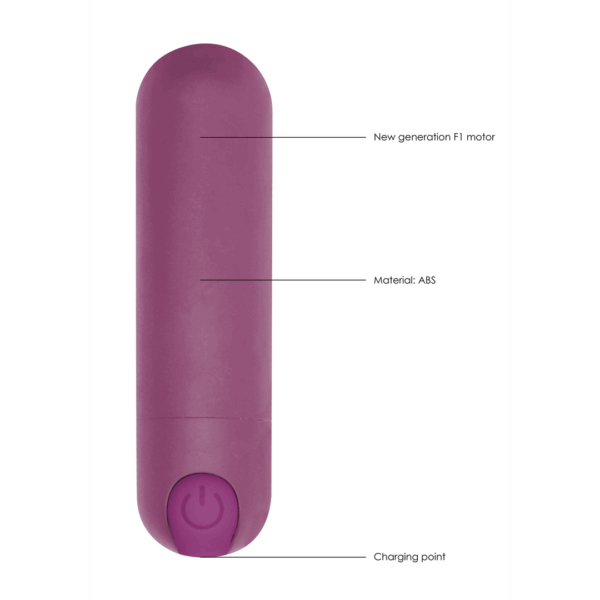10 Speed Oplaadbare Bullet - Paars - Afbeelding 7