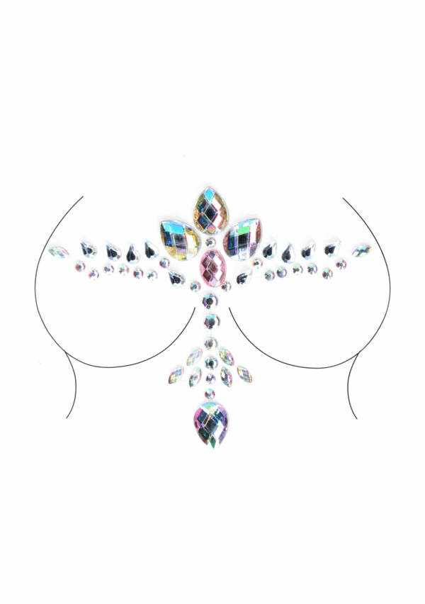 Stralende Cleavage Bling Sticker - Afbeelding 6