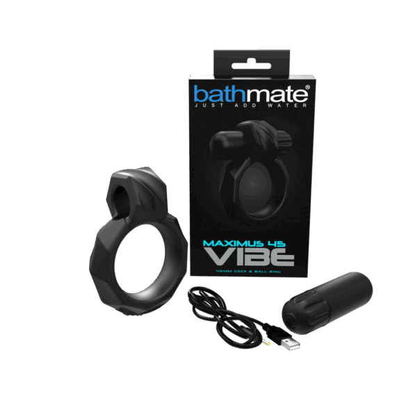 Vibe - Maximus 45 - Vibrerende Ballstrap en Cockring - 1,77 / 4,5 cm - Afbeelding 2