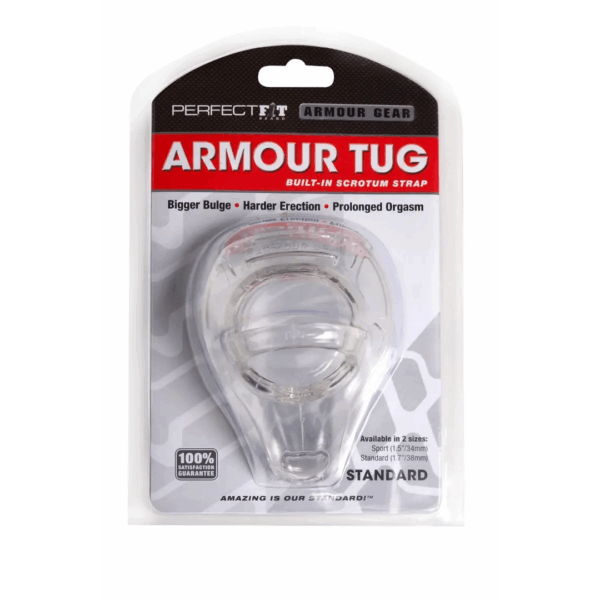 Armor Tug - Cockring met Ball Strap - Afbeelding 2