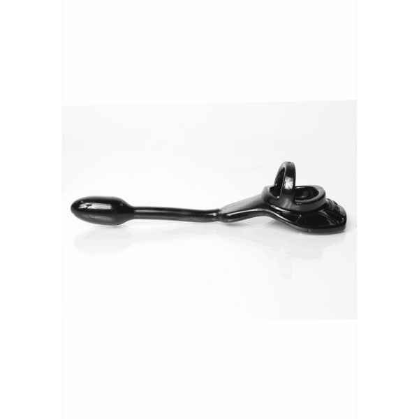 Armor Tug Lock - Cockring met Ball Strap en Butt Plug - Klein - Afbeelding 4