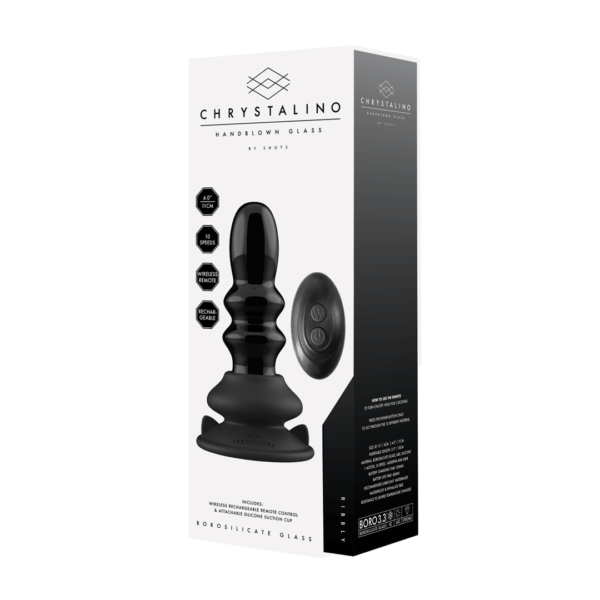 Ribbly - Glazen Ribble Vibrator met Zuignap - Afbeelding 4