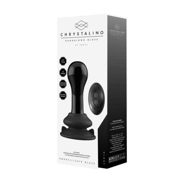 Globy - Glazen Vibrator met Suction Cup - Afbeelding 4