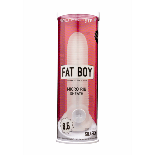 Fat Boy Micro Ribbed Sheath - Dildo - 6 / 16,5 cm - Afbeelding 2