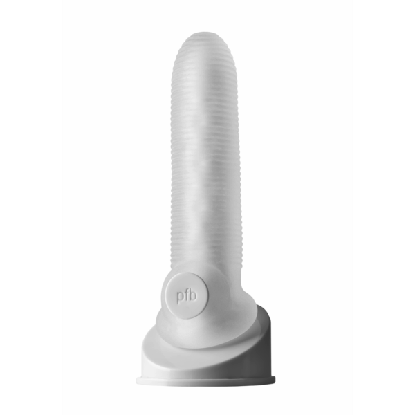 Fat Boy Micro Ribbed Sheath - Dildo - 6 / 16,5 cm - Afbeelding 6