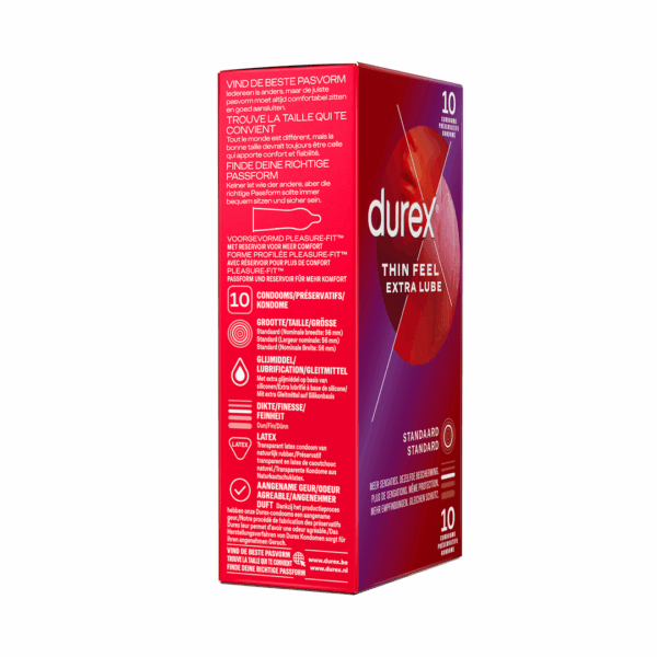 Dunne Gevoel Extra Lube - Condooms - 10 Stuks - Afbeelding 3