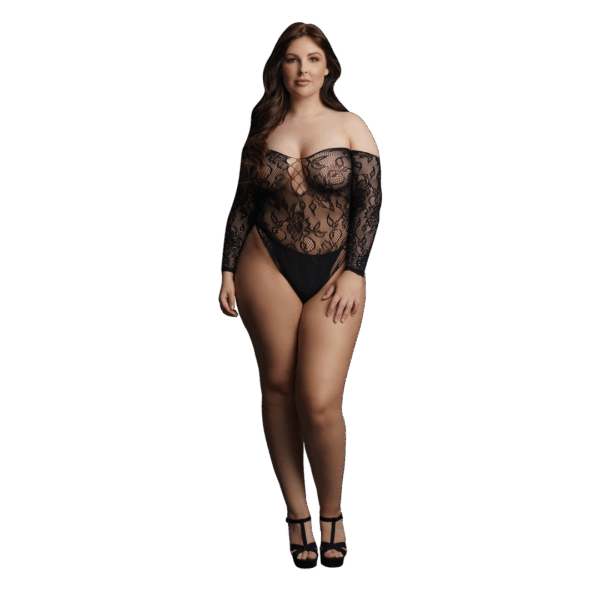 Wonder Rhinestone Bodysuit - Plus Size - Afbeelding 5